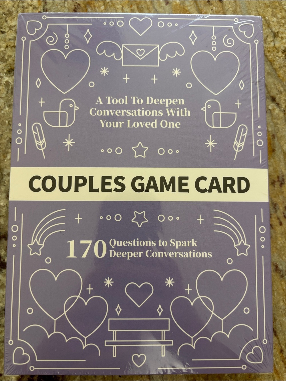 Couples Conversation Card Game – Lavender